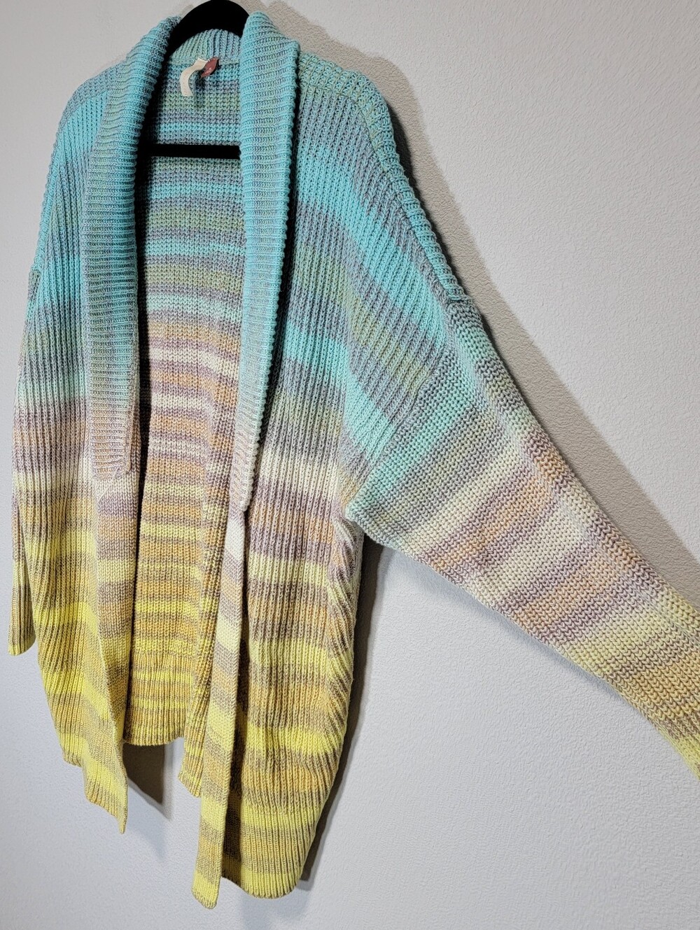 Pilcro Space-dyed Heavy Knit Open Front Cardigan - Picture 5 of 9